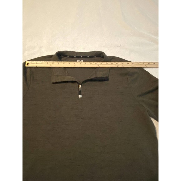 Zelos Endurance Fleece Men's XL 1/4 Zip Athletic Sweater Jacket Green W - Picture 4 of 16